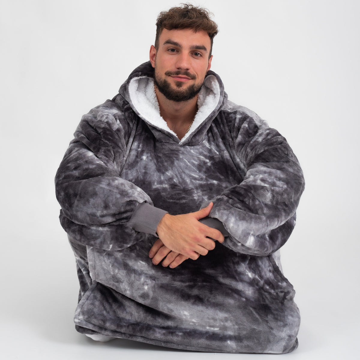 Astro Grey Tie-Dye Puló