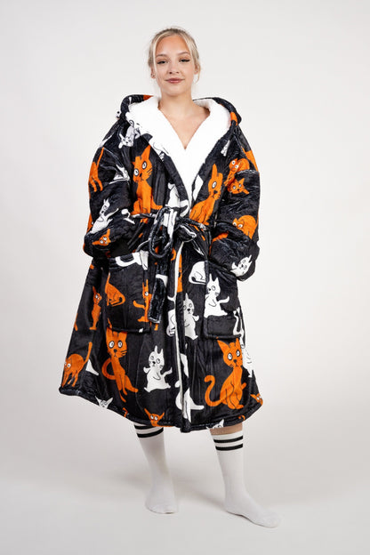 Crazy Cat Robe