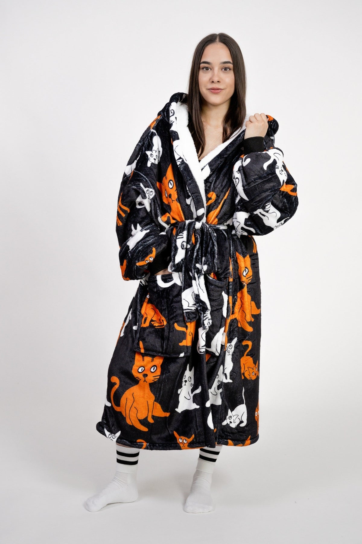 Crazy Cat Robe