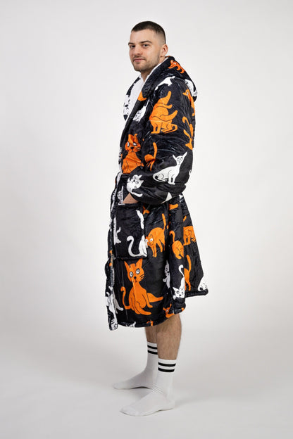 Crazy Cat Robe