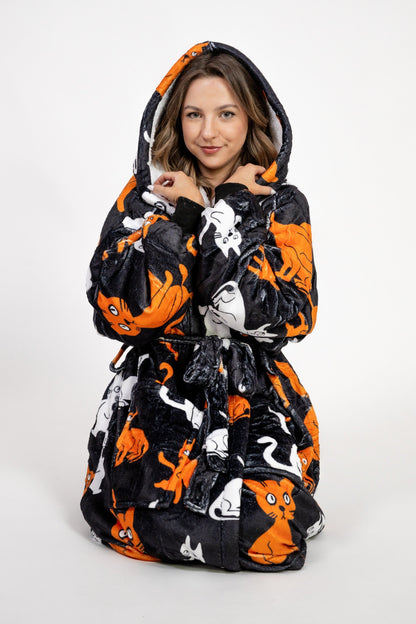 Crazy Cat Robe