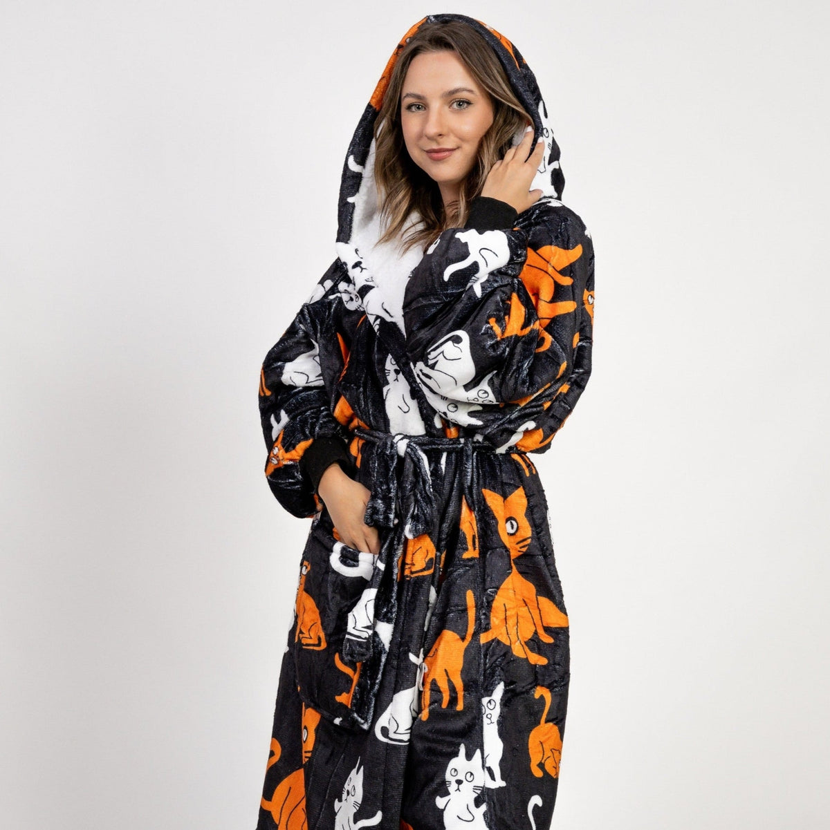 Crazy Cat Robe