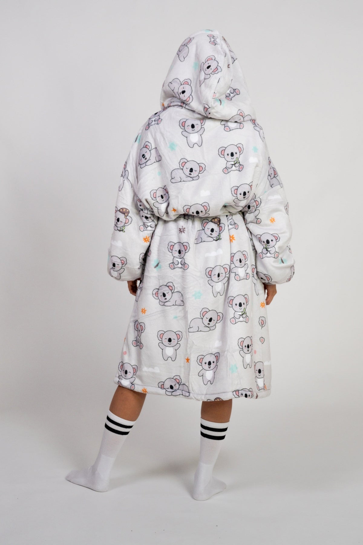 Silver Grey Koala Robe