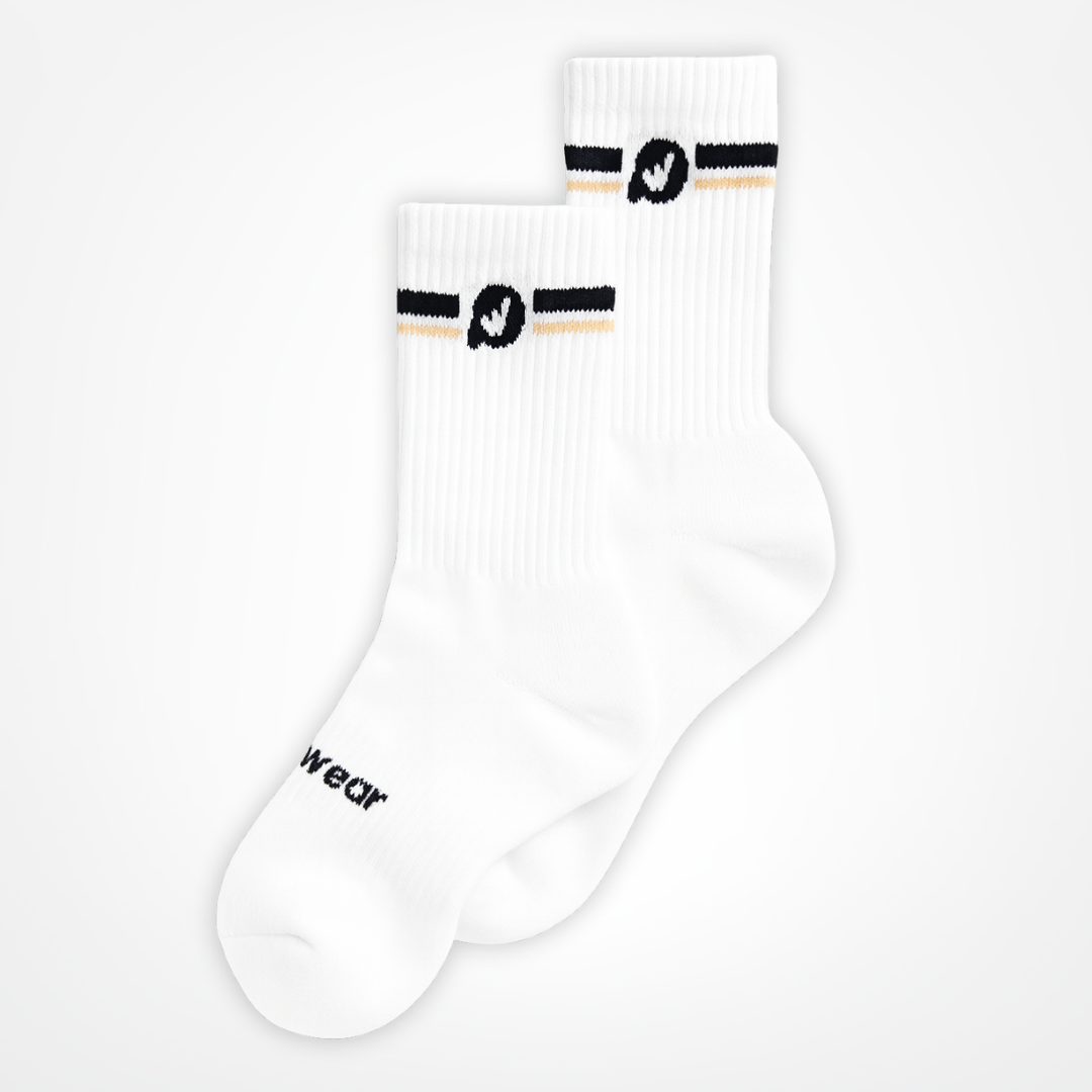 PulóWear Socks – White with Logo