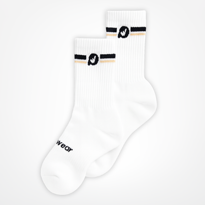 PulóWear Socks – White with Logo