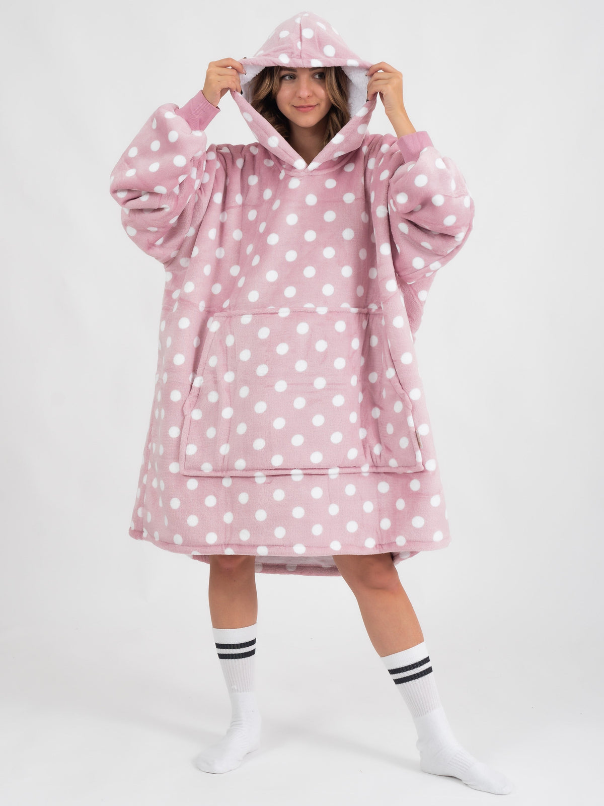 Hot Pink Polka Dot Puló