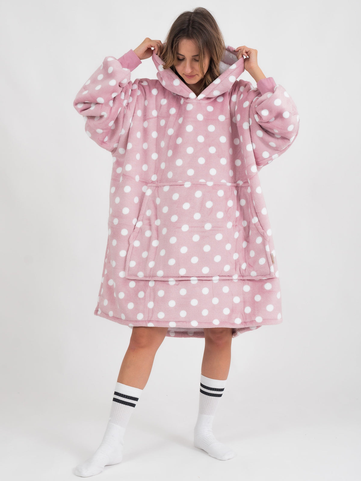 Hot Pink Polka Dot Puló