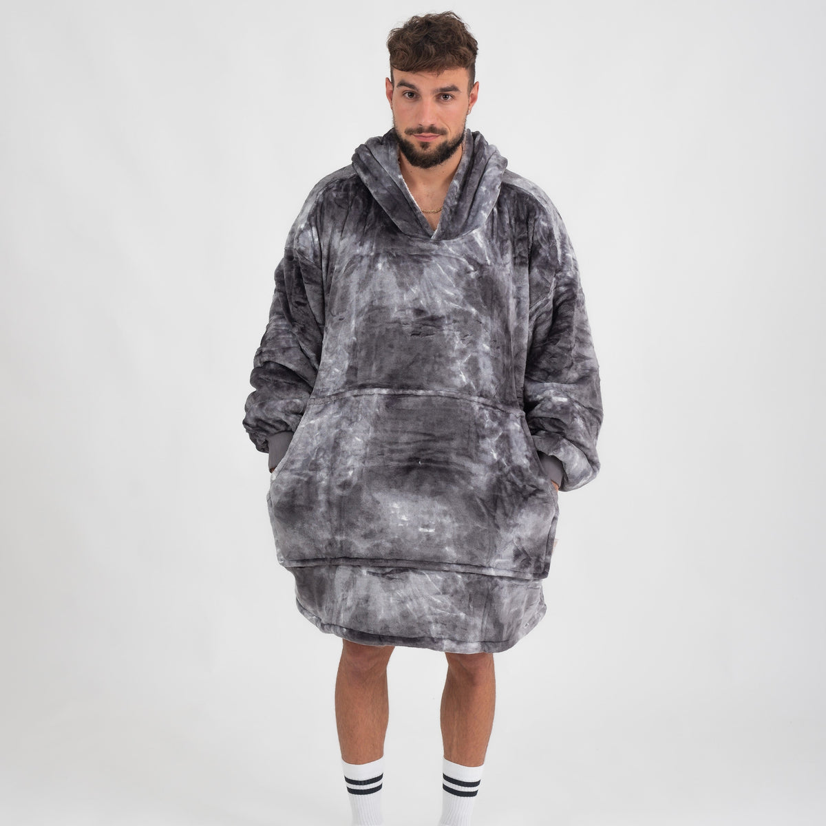 Astro Grey Tie-Dye Puló