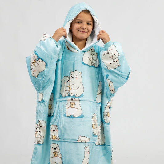 Blue Polar Bear Puló (Kids)