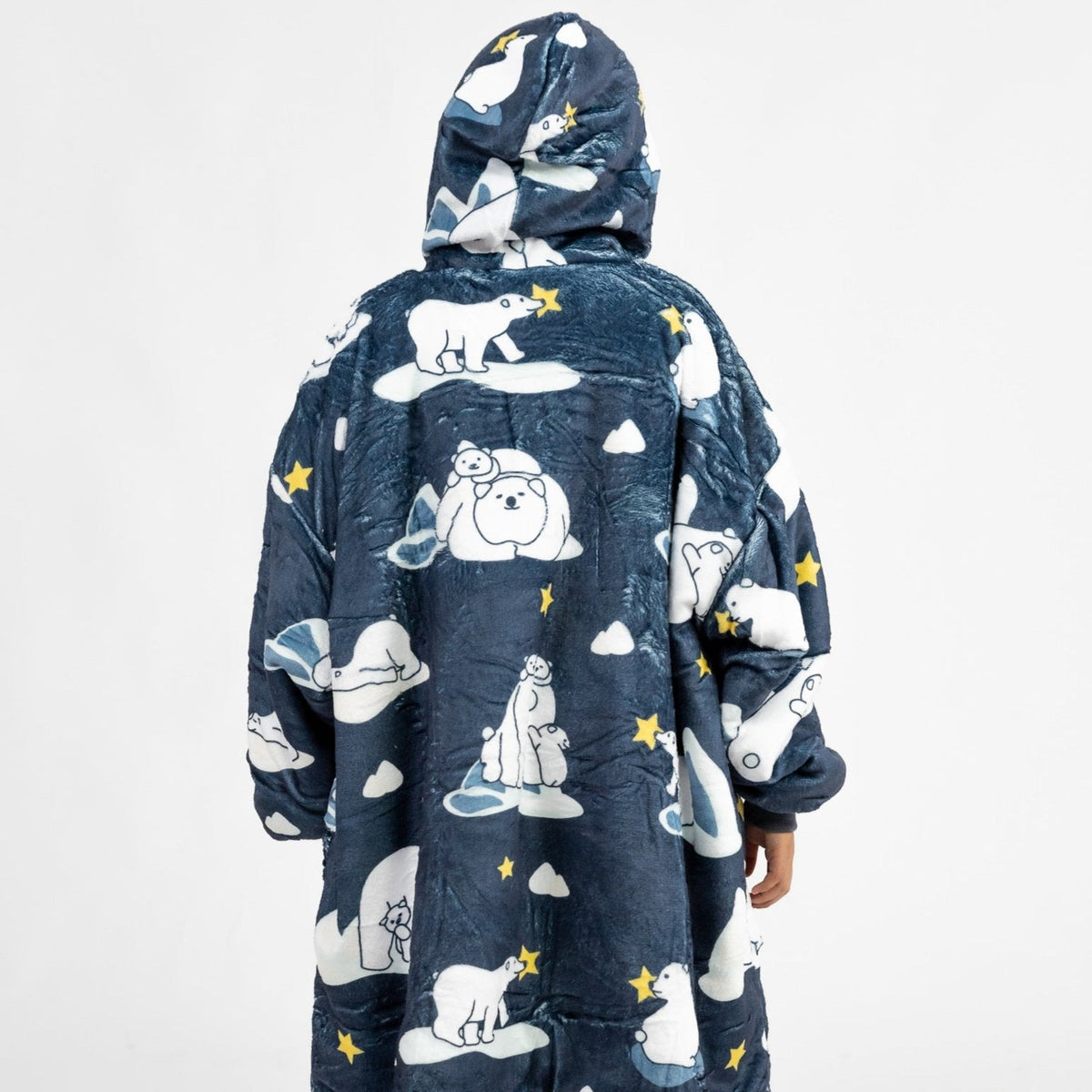 Navy Polar Bear Puló (Kids)