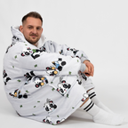 Silver Grey Panda Puló