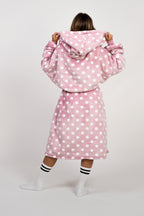Hot Pink Polka Dot Robe