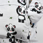 Silver Grey Panda Puló