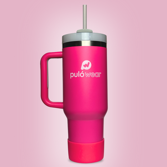 PulóWear Stainless Steel Tumbler – Hot Pink