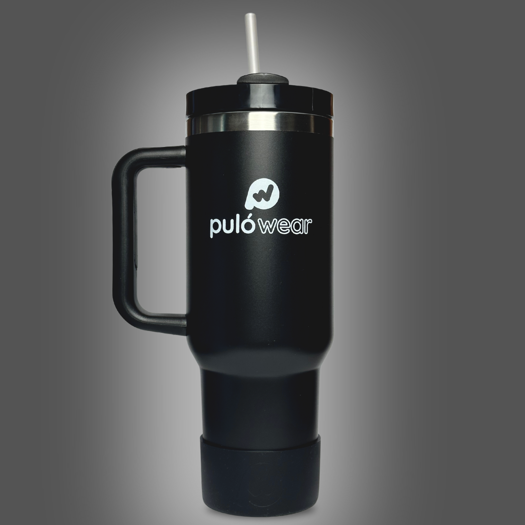 PulóWear Stainless Steel Tumbler – Midnight Black