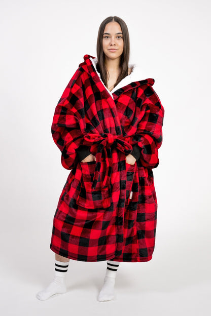 Plaid Robe