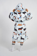Blue Dachshund Robe