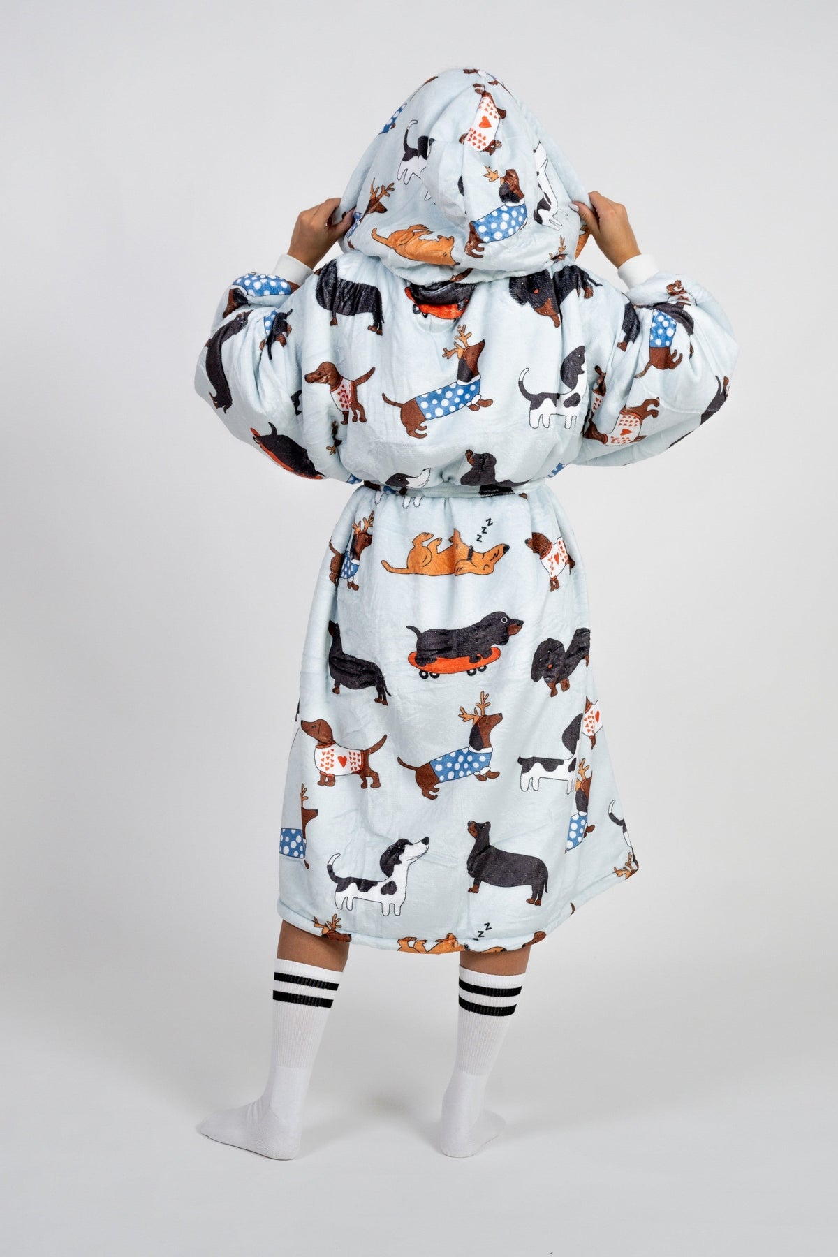 Blue Dachshund Robe