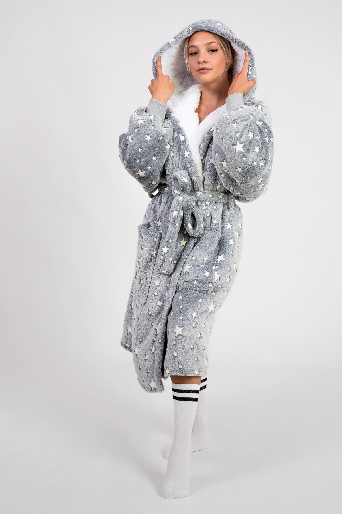Cloud Grey Night Robe