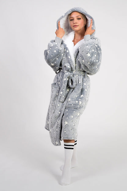 Cloud Grey Night Robe