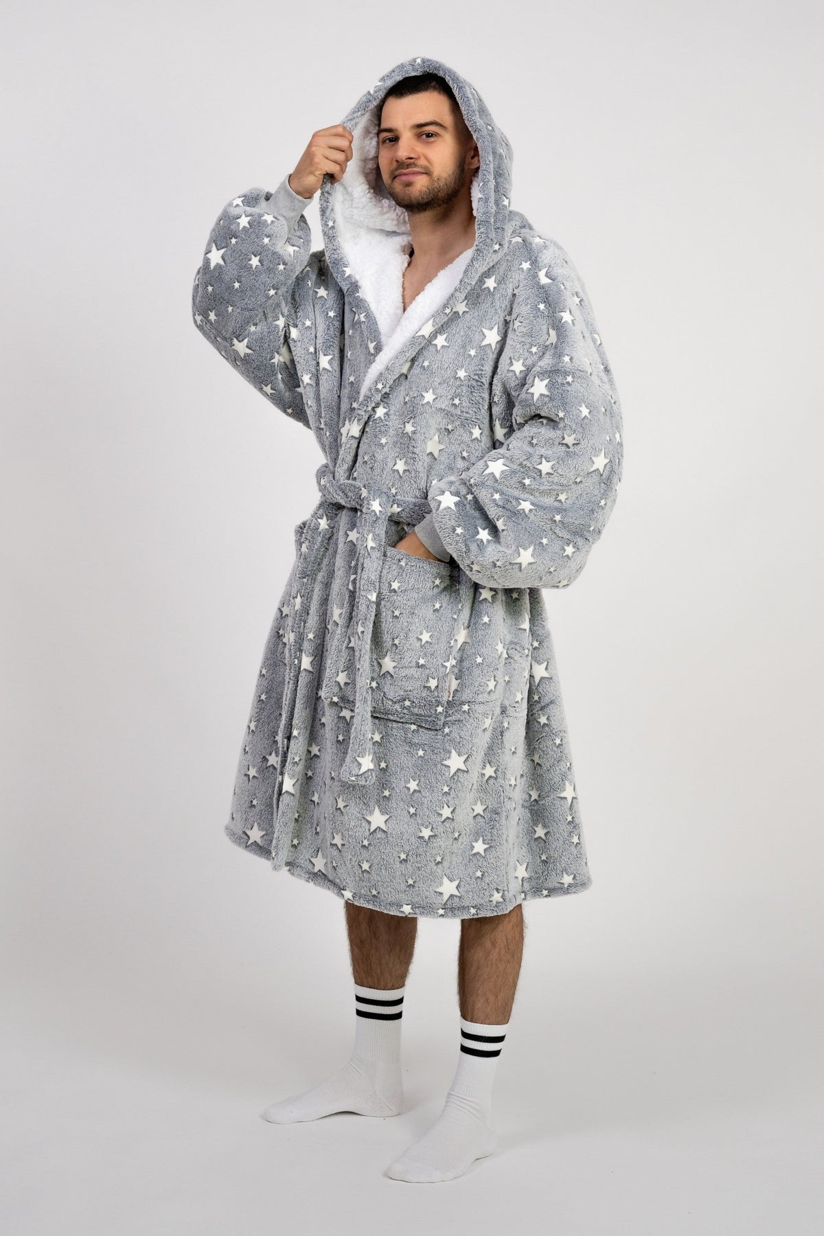 Cloud Grey Night Robe