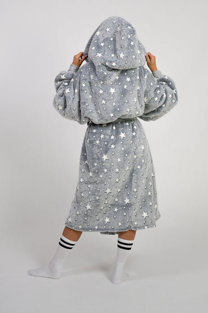 Cloud Grey Night Robe