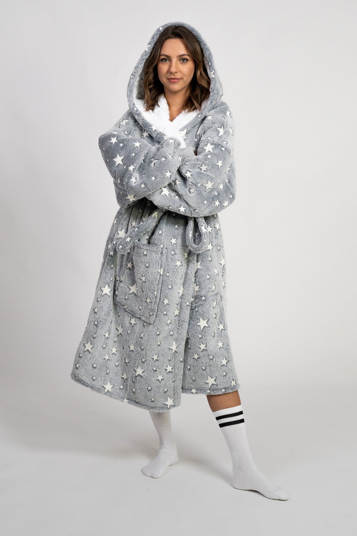 Cloud Grey Night Robe